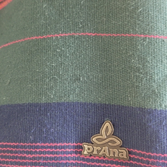 PRANA Organic Cotton Hemp Cinch Tote/shoulder/travel/yoga bag deep balsam - Picture 10 of 10